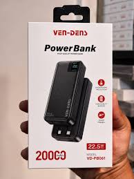 VEN-DENS 20000mAh Power Bank | Fast Charging 22.5W | VD-PB061