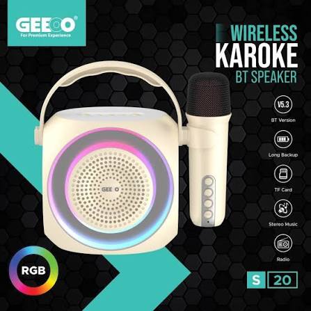 GEEOO S20: Best Karaoke Speaker Price in Bangladesh