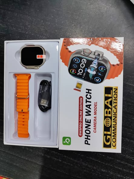 BW9 Pro Sim Card Supported popup Folding Camera Model Online Edition & Gloval Comunication Smart Watch