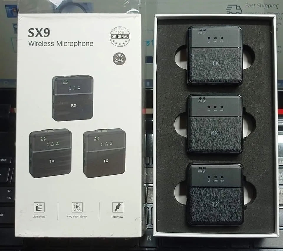 SX9 Dual Mini Wireless Microphone For Type C