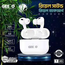 GEEOO TWS T20 Premium Earbuds